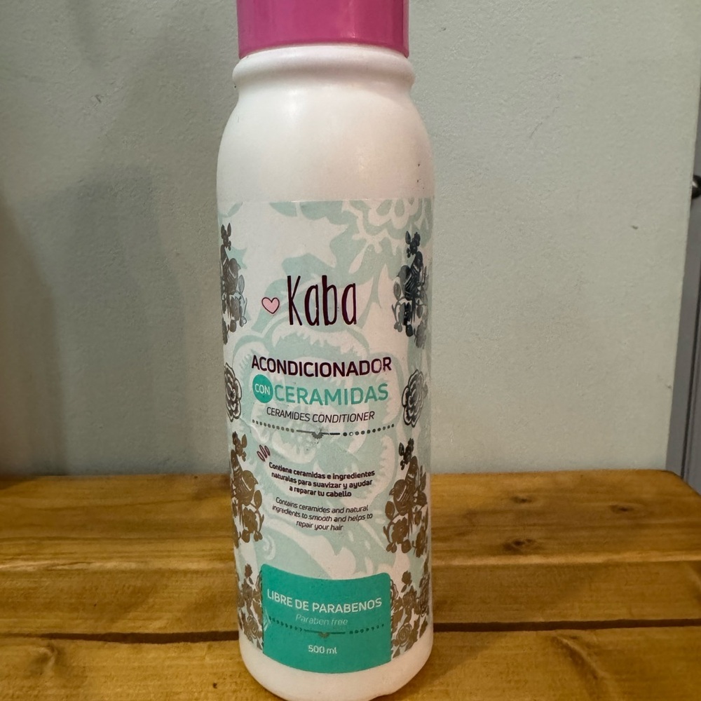 Pink and White Hair Conditioner